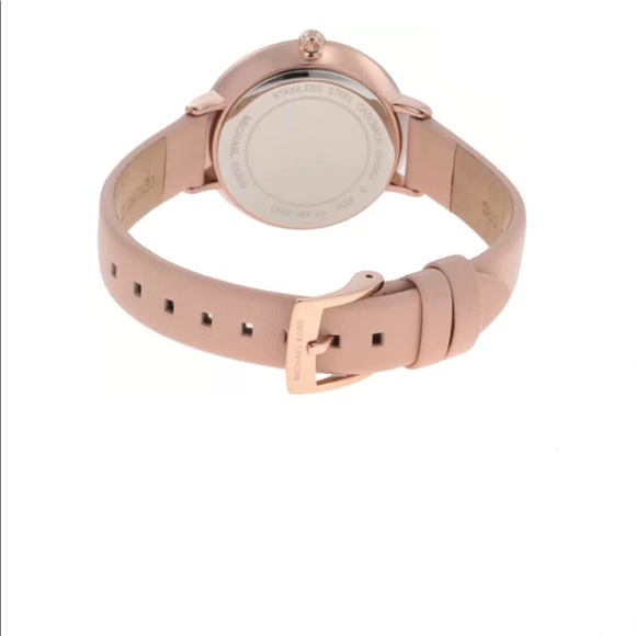 Michael Kors Women's Charley Three-Hand Rose Gold-Tone Alloy Watch MK2842 - Picture 6 of 10